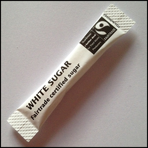 Fairtrade White Sugar Round Sticks
