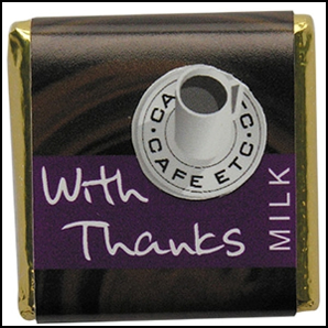 Dark Chocolate “With Thanks” Chocolates